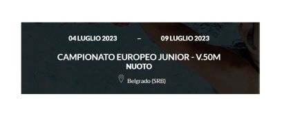 EUROJUNIOR 2023 - BELGRADO
